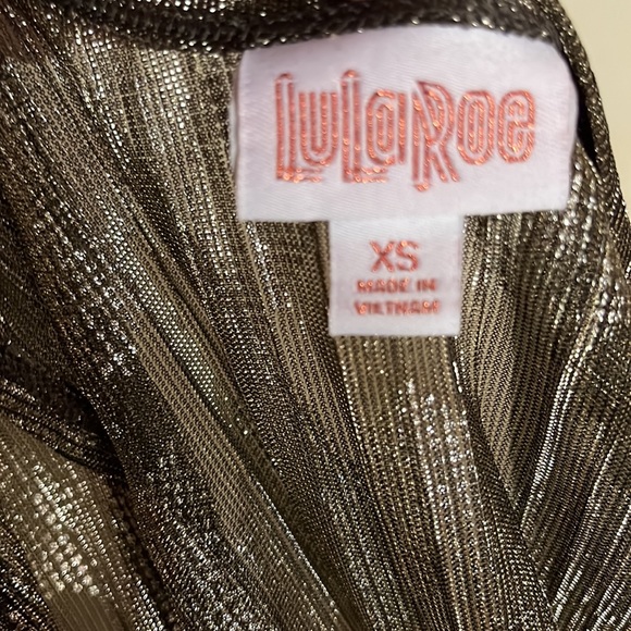 LulaRoe Elegant Sheer Joy Vest - Picture 4 of 4